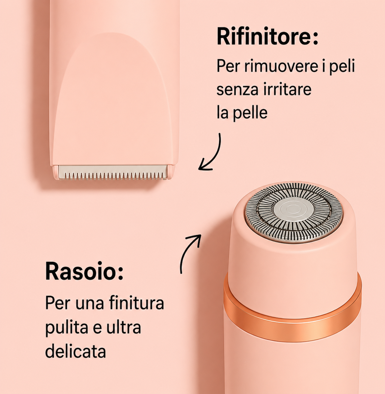Rasoio 2 in 1 per bikini e corpo Aelyo™