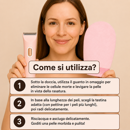 Rasoio 2 in 1 per bikini e corpo Aelyo™
