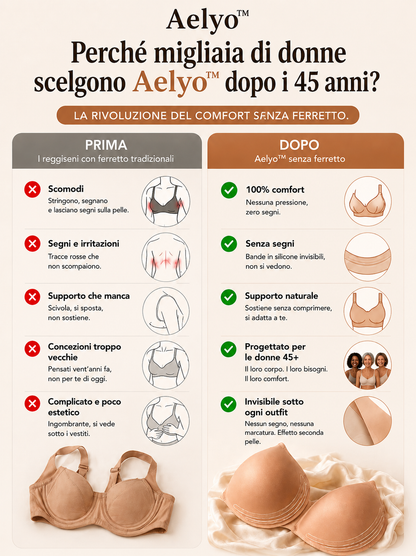 Il reggiseno senza ferretto Aelyo 3D Lift™