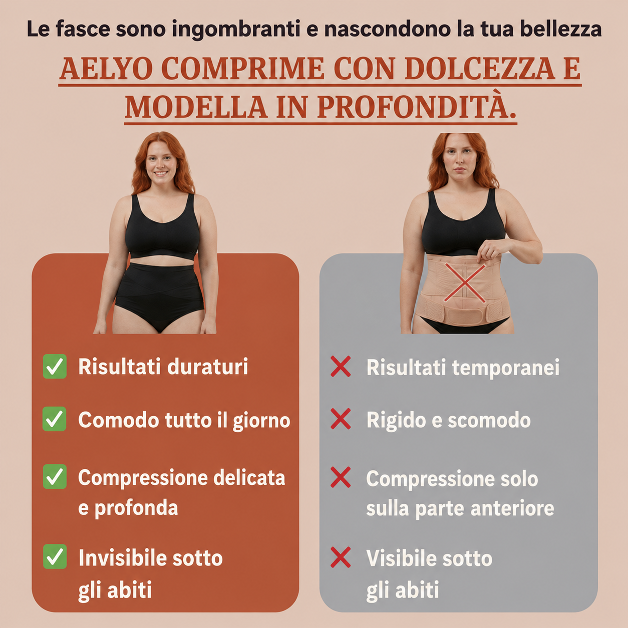 Slip contenitivo a vita alta speciale post parto